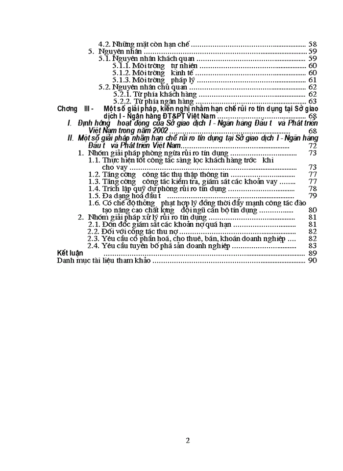 image for page Giải pháp nhằm phòng ngừa và hạn chế rủi ro tín dụng tại Sở giáo dục 1 - Ngân Hàng Đầu tư và Phát triển Việt Nam