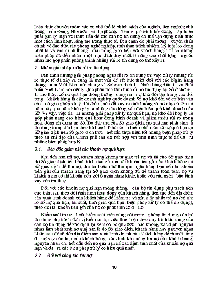 image for page Giải pháp nhằm phòng ngừa và hạn chế rủi ro tín dụng tại Sở giáo dục 1 - Ngân Hàng Đầu tư và Phát triển Việt Nam