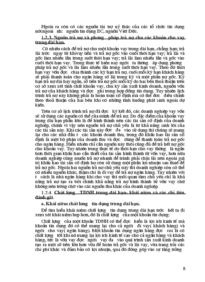 image for page Giải pháp nâng cao chất lượng tín dụng trung dài hạn tại ngân hàng Công thương Hai Bà Trưng
