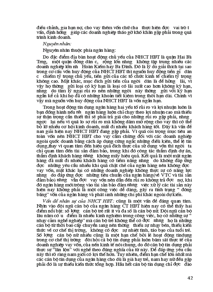 image for page Giải pháp nâng cao chất lượng tín dụng trung dài hạn tại ngân hàng Công thương Hai Bà Trưng