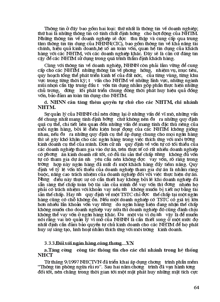 image for page Giải pháp nâng cao chất lượng tín dụng trung dài hạn tại ngân hàng Công thương Hai Bà Trưng