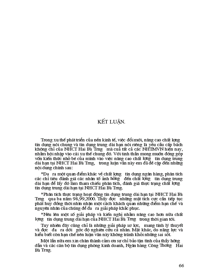 image for page Giải pháp nâng cao chất lượng tín dụng trung dài hạn tại ngân hàng Công thương Hai Bà Trưng