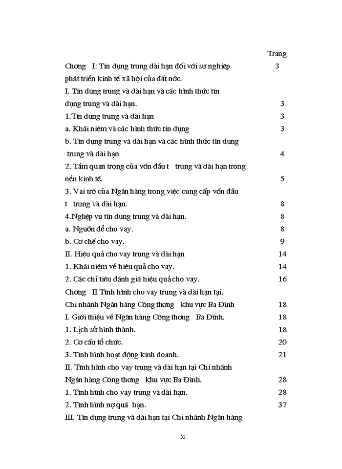 image for page Những Giải pháp nhằm nâng cao hoạt động tín dụng trung dài hạn tại chi nhánh Ngân hàng Công thương Ba Đình