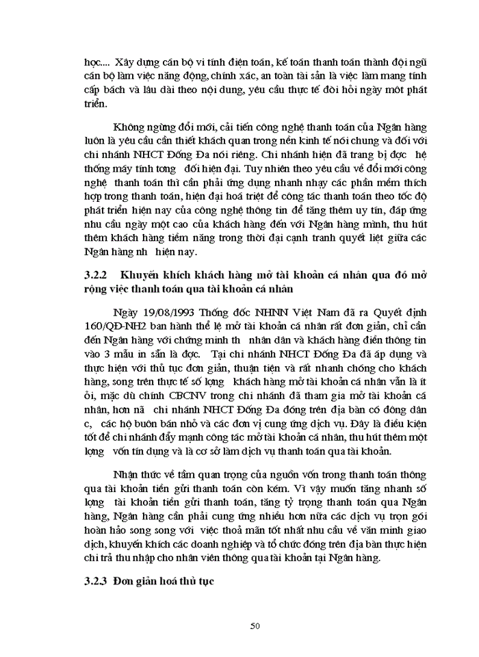 image for page Giải pháp mở rộng và hoàn thiện công tác thanh toán không dùng tiền mặt tại chi nhánh Ngân hàng Công thương Đống Đa