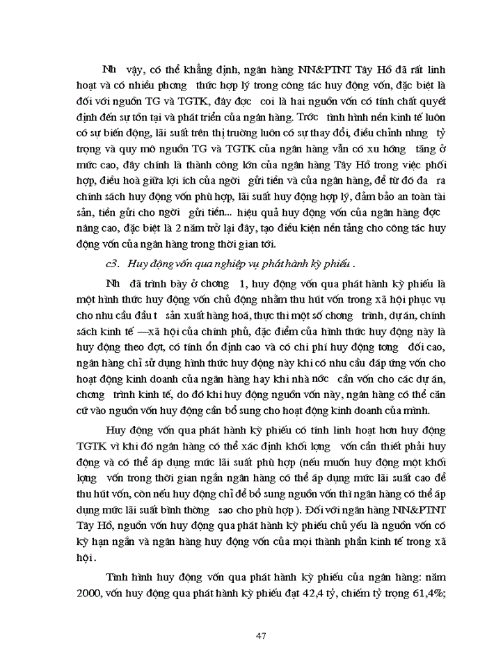 image for page Một số Giải pháp và kiến nghị nhằm nâng cao hiệu quả huy động vốn tại Ngân Hàng Nông nghiệp và Phát triển Nông thôn Tây Hồ
