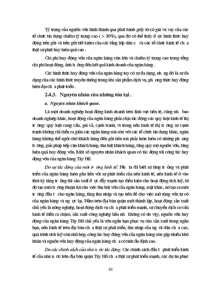 image for page Một số Giải pháp và kiến nghị nhằm nâng cao hiệu quả huy động vốn tại Ngân Hàng Nông nghiệp và Phát triển Nông thôn Tây Hồ