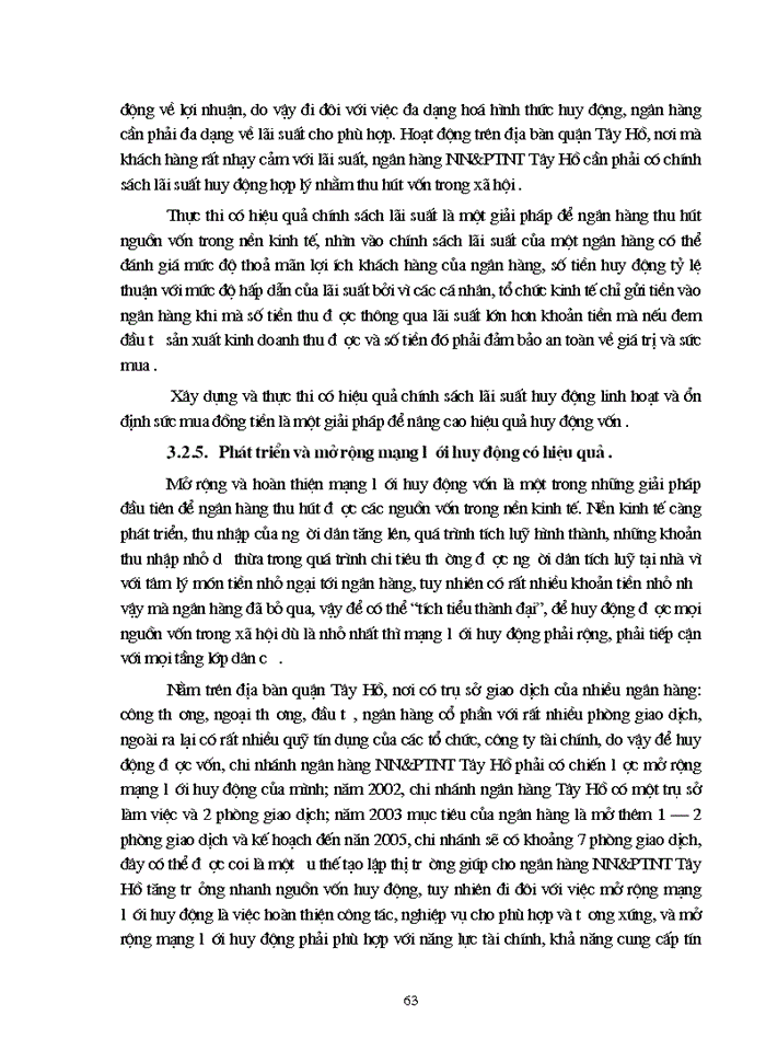 image for page Một số Giải pháp và kiến nghị nhằm nâng cao hiệu quả huy động vốn tại Ngân Hàng Nông nghiệp và Phát triển Nông thôn Tây Hồ