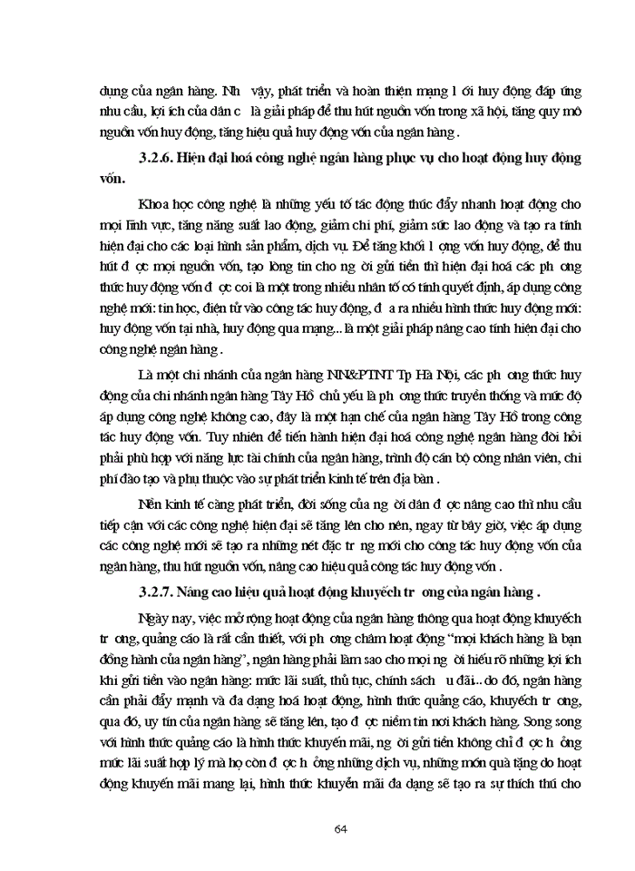 image for page Một số Giải pháp và kiến nghị nhằm nâng cao hiệu quả huy động vốn tại Ngân Hàng Nông nghiệp và Phát triển Nông thôn Tây Hồ