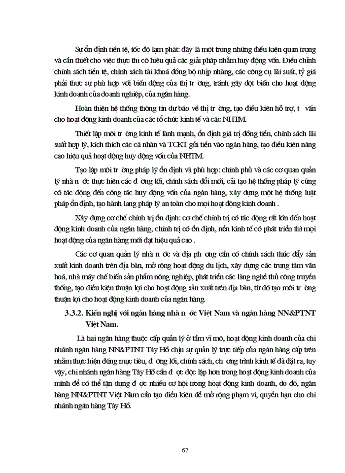 image for page Một số Giải pháp và kiến nghị nhằm nâng cao hiệu quả huy động vốn tại Ngân Hàng Nông nghiệp và Phát triển Nông thôn Tây Hồ