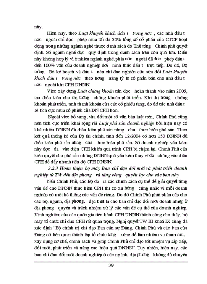 image for page Một số Giải pháp đẩy nhanh tiến độ Cổ phần hóa Doanh nghiệp Nhà Nước ở Việt Nam