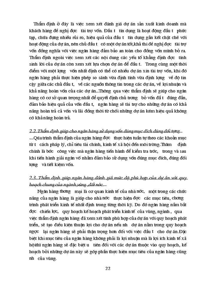 image for page Thực trạng thẩm định dự án đầu tư của Ngân Hàng Nông nghiệp và Phát triển Nông thôn Láng Hạ