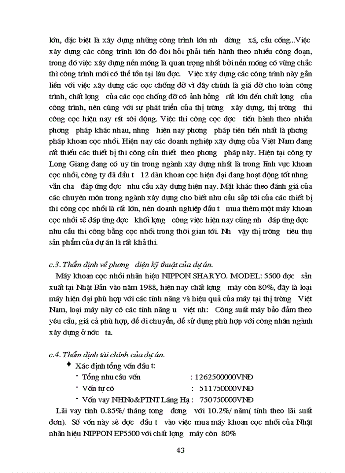 image for page Thực trạng thẩm định dự án đầu tư của Ngân Hàng Nông nghiệp và Phát triển Nông thôn Láng Hạ
