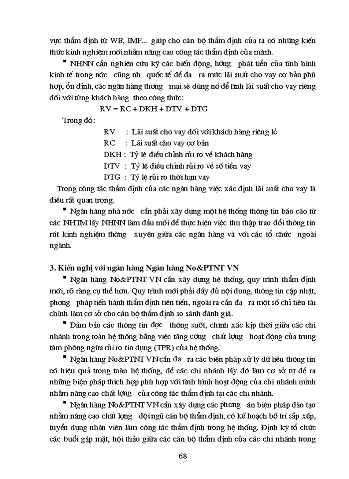 image for page Thực trạng thẩm định dự án đầu tư của Ngân Hàng Nông nghiệp và Phát triển Nông thôn Láng Hạ