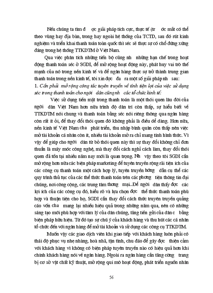image for page Một số Giải pháp nhằm mở rộng khả năng thanh toán séc tại Sở giáo dục 1 Ngân Hàng Nông nghiệp và Phát triển Nông thôn Việt Nam