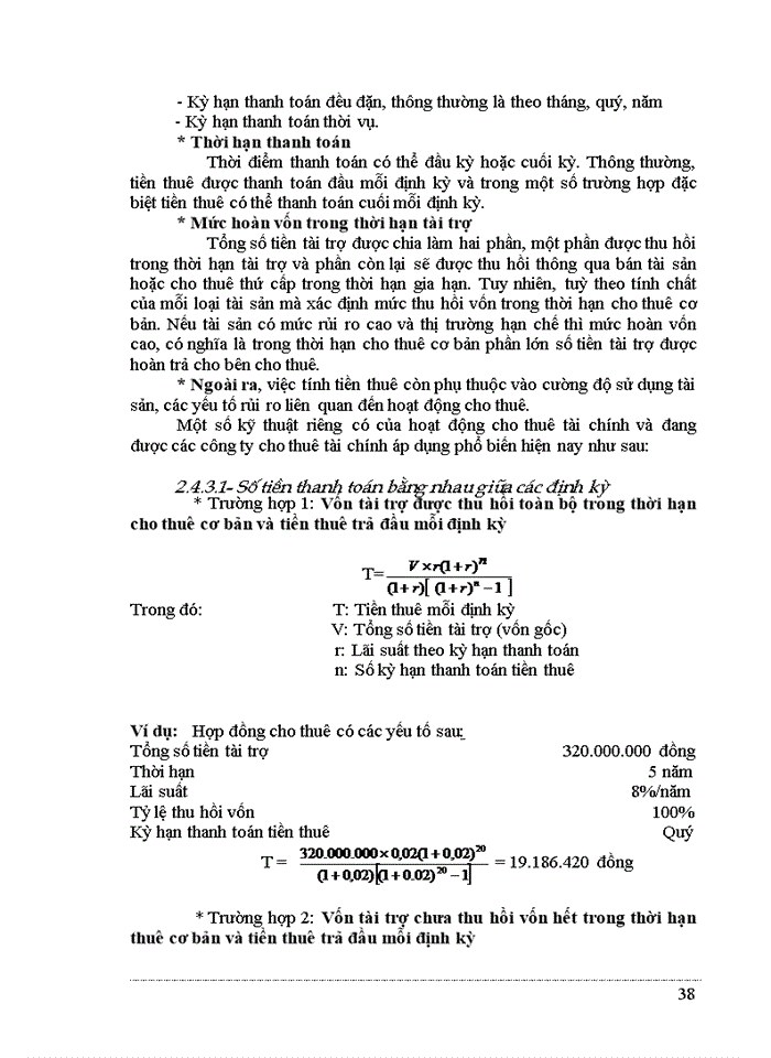 image for page Hoạt động tài trợ cho thuê tại các Công ty cho thuê tài chính hiện nay ở Việt Nam