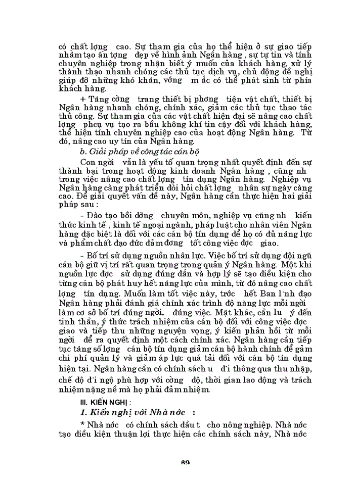 image for page Giải pháp nâng cao chất lượng tín dụng nhằm góp phần phát triển kinh tế hộ sản xuất tại Ngân hàng Nông nghiệp và Phát triển Nông thôn Huyện từ Liêm