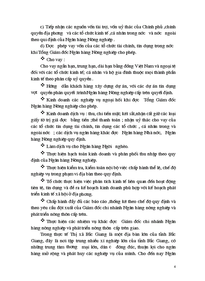 image for page Hoàn thiện hoạt động thẩm định dự án đầu tư tại Ngân Hàng Nông nghiệp và Phát triển Nông thôn thị xã Bắc Giang