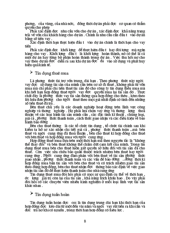 image for page Giải pháp nâng cao chất lượng tín dụng trung dài hạn tại Ngân Hàng Nông nghiệp và Phát triển Nông thôn Sơn tây