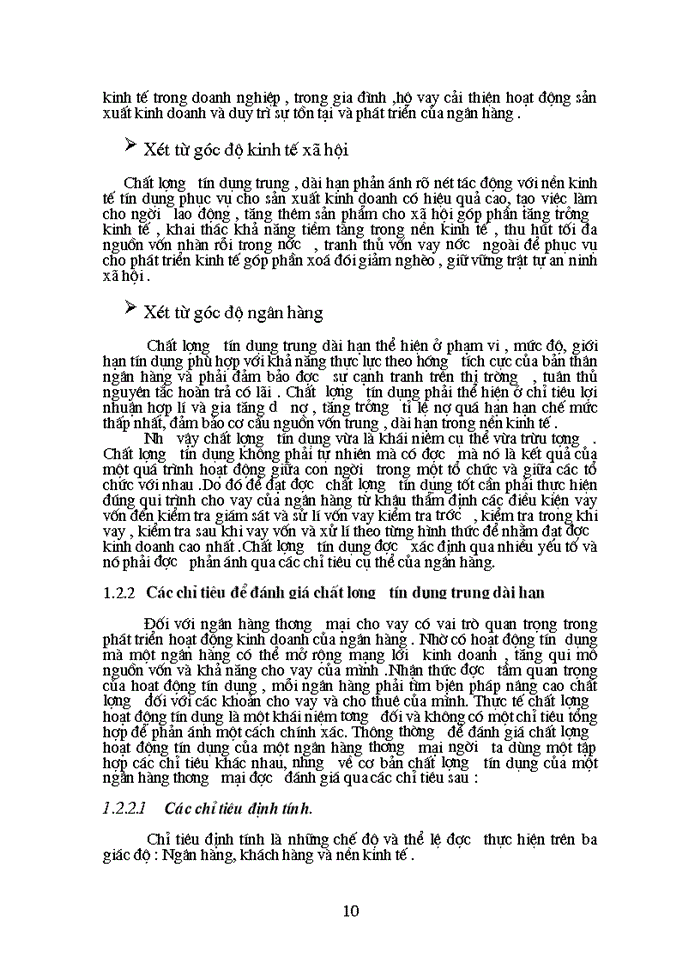 image for page Giải pháp nâng cao chất lượng tín dụng trung dài hạn tại Ngân Hàng Nông nghiệp và Phát triển Nông thôn Sơn tây