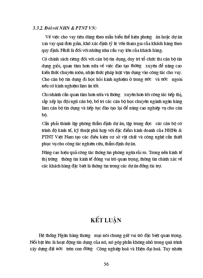 image for page Nâng cao chất lượng tín dụng trung và dài hạn tại Ngân Hàng Nông nghiệp và Phát triển Nông thôn Việt Nam chi nhánh Thăng Long