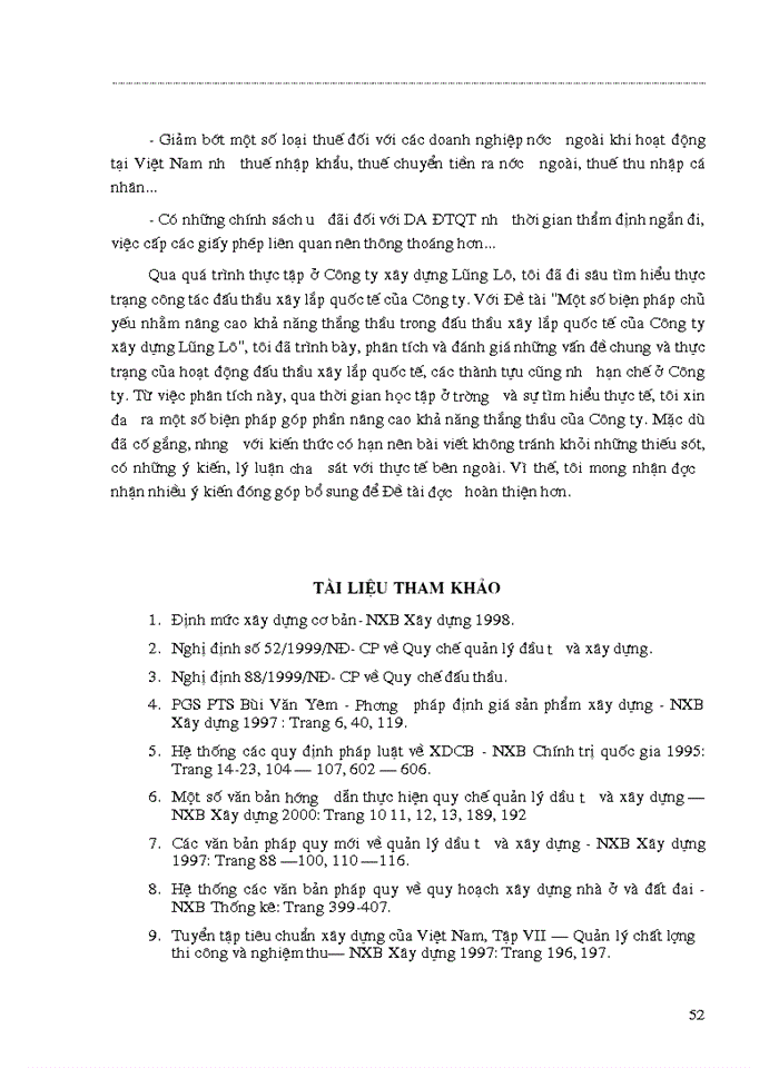 image for page Một số biện pháp chủ yếu nhằm nâng cao khả năng thắng thầu trong đấu thầu Xây lắp quốc tế của Công ty Xây dựng lũng lô