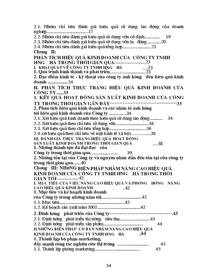 image for page Một số biện pháp nhằm nâng cao hiệu quả Kinh doanh ở Công ty Trách nhiệm Hữu hạn Hưng Hà