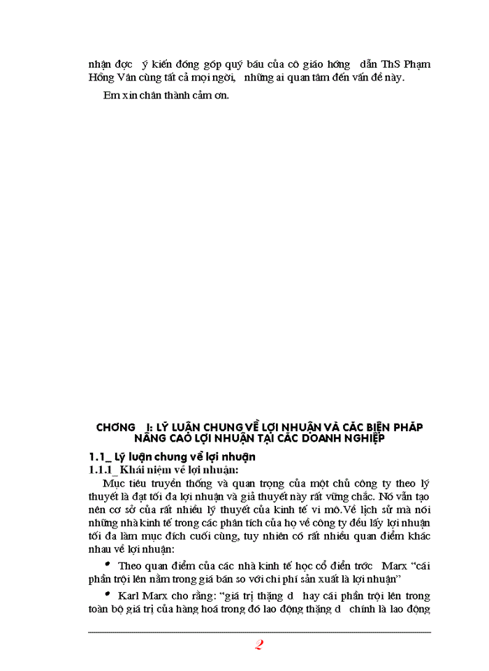 image for page Lợi nhuận và Giải pháp gia tăng lợi nhuận tại Công ty Xây lắp Phát triển nhà số 1