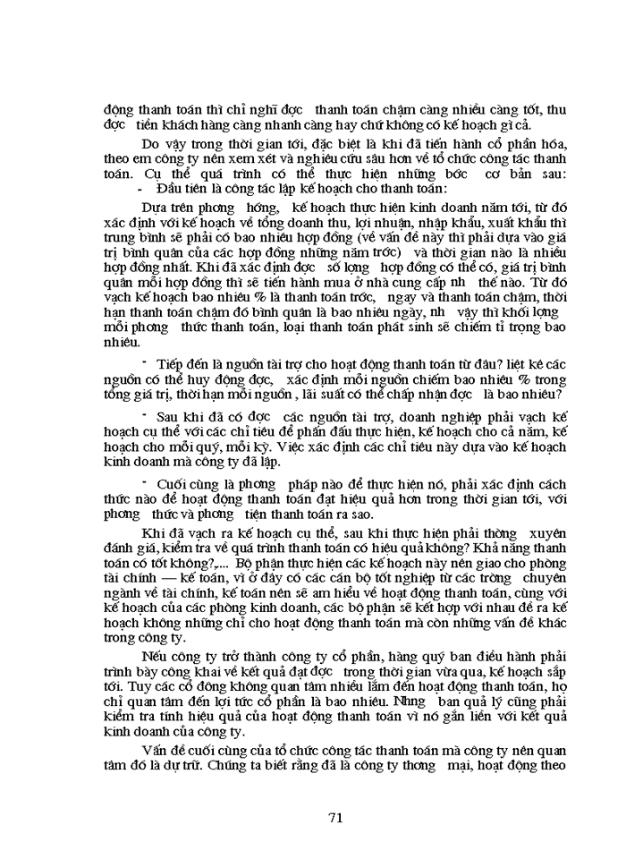 image for page Một số biện pháp nhằm hoàn thiện hoạt động thanh toán trong Kinh doanh tại Công ty Xuất nhập khẩu máy HN