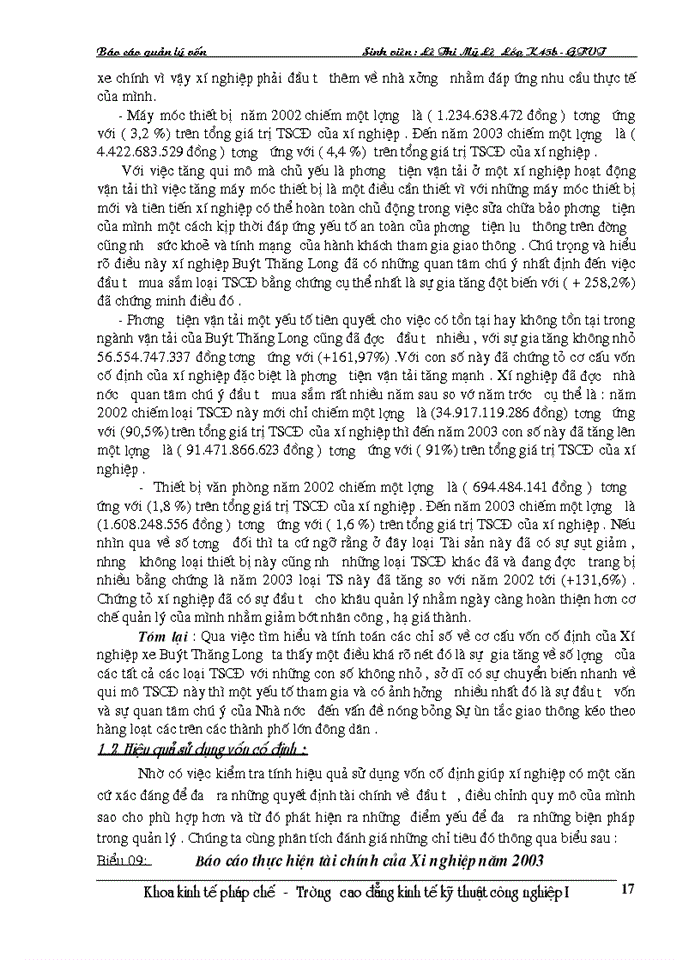 image for page Công tác quản lý và bảo toàn vốn tại Xí nghiệp xe Buýt Thăng Long