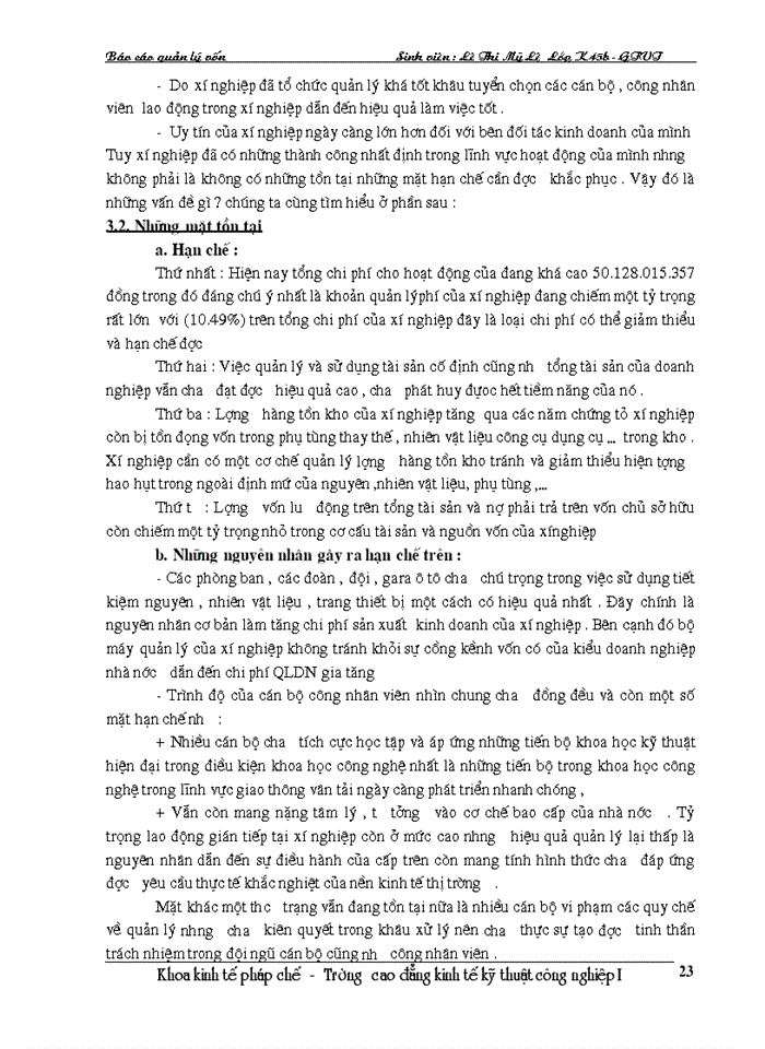 image for page Công tác quản lý và bảo toàn vốn tại Xí nghiệp xe Buýt Thăng Long