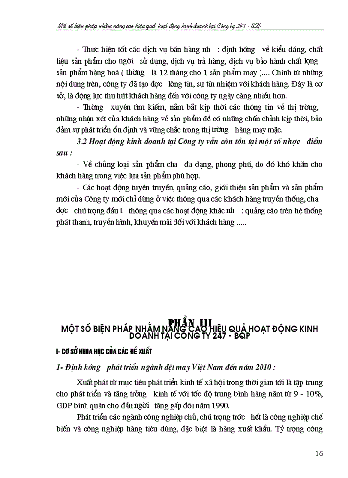 image for page Một số biện pháp nhằm nâng cao hiệu quả Kinh doanh tại Công ty 247 - Bộ Quốc Phòng
