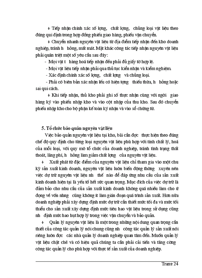 image for page Công tác quản lý Nguyên vật liệu ở Công ty cổ phần Xây dựng công trình giao thông 118