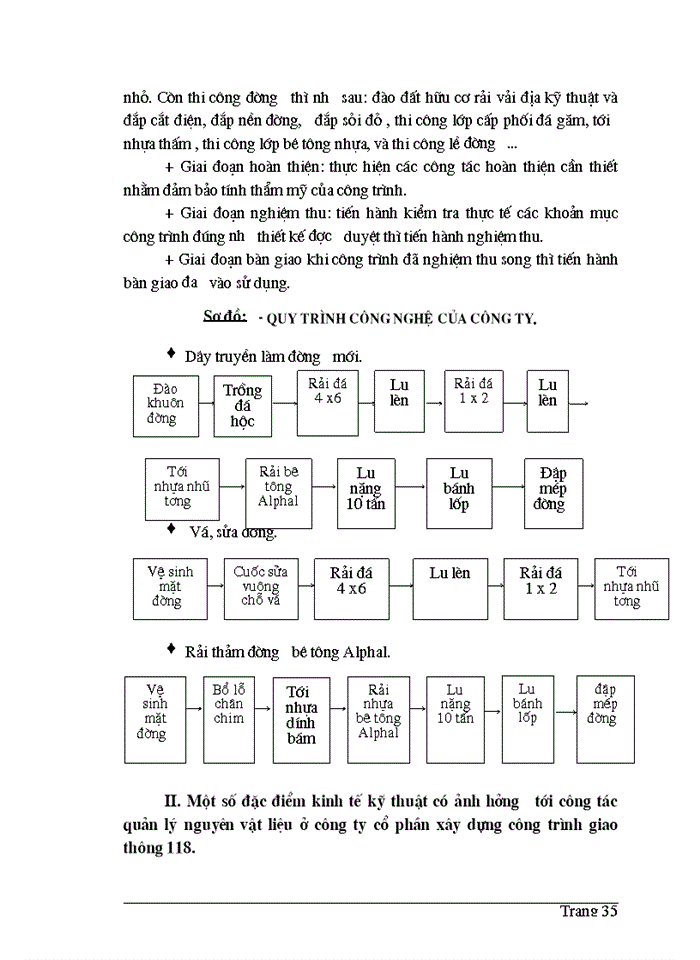 image for page Công tác quản lý Nguyên vật liệu ở Công ty cổ phần Xây dựng công trình giao thông 118