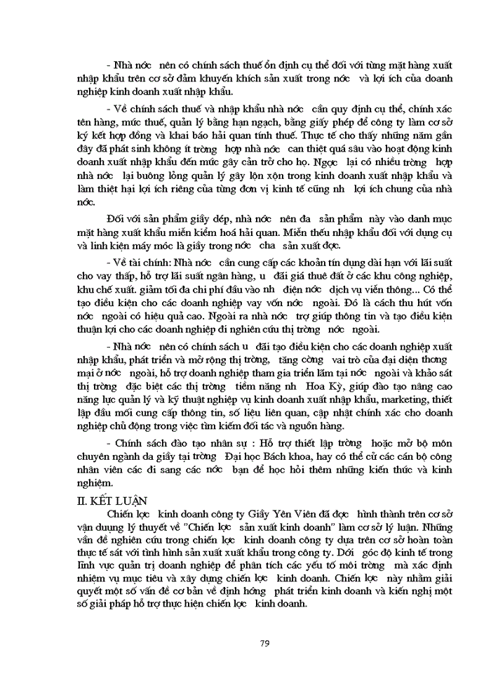 image for page THS Xây dựng chiến lược Kinh doanh tại Công ty Giầy Yên Viên