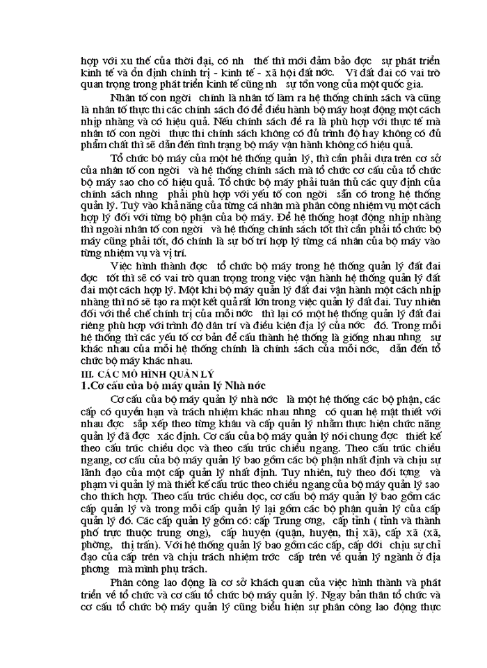 image for page Thực trạng và Giải pháp nhằm hoàn thiện bộ máy quản về đất đai Việt Nam