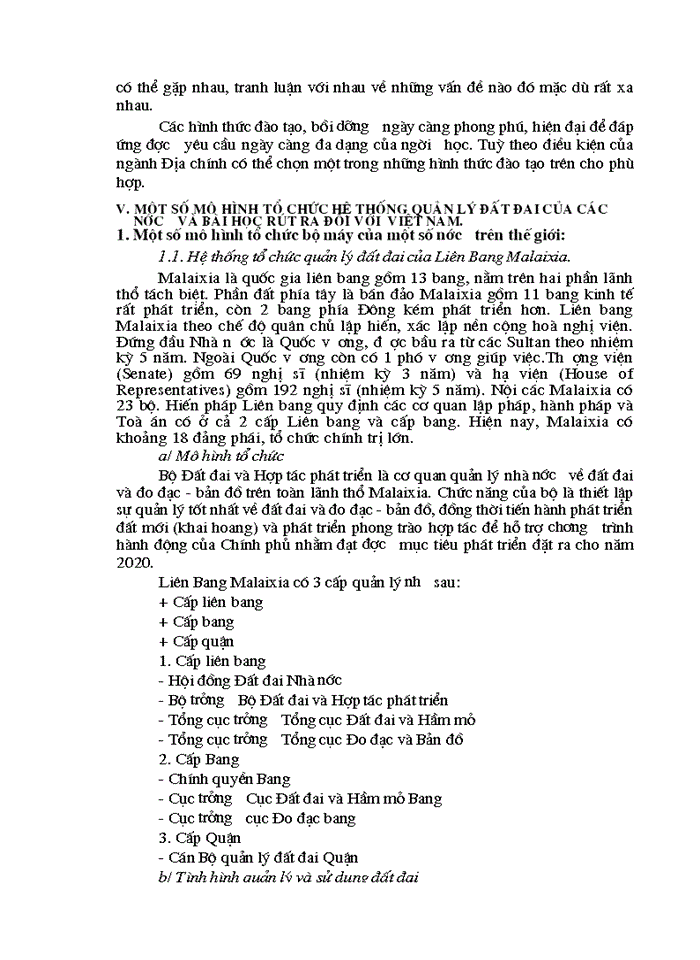 image for page Thực trạng và Giải pháp nhằm hoàn thiện bộ máy quản về đất đai Việt Nam