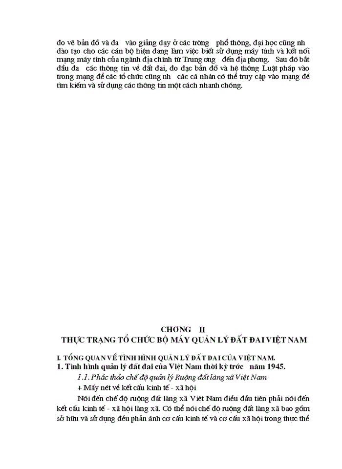 image for page Thực trạng và Giải pháp nhằm hoàn thiện bộ máy quản về đất đai Việt Nam