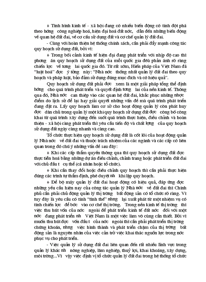 image for page Thực trạng và Giải pháp nhằm hoàn thiện bộ máy quản về đất đai Việt Nam
