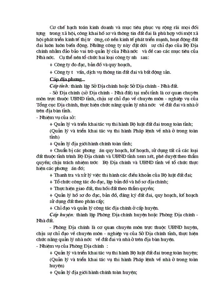 image for page Thực trạng và Giải pháp nhằm hoàn thiện bộ máy quản về đất đai Việt Nam