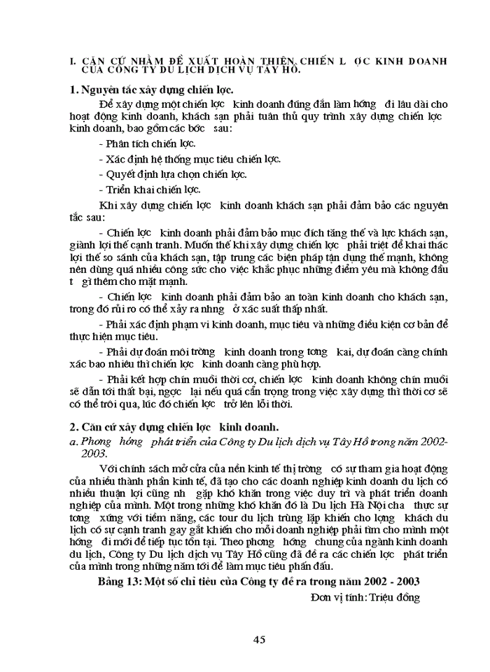 image for page Một số kiến nghị nhằm hoàn thiện chiến lược Kinh doanh của Công ty Du Lịch dịch vụ Tây Hồ