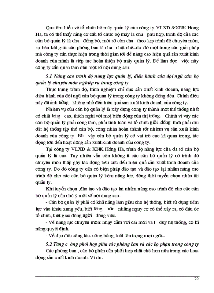 image for page Đầu tư nâng cao hiệu quả Sản xuất Kinh doanh ở Công ty Vật liệu Xây dựng và Xuất nhập khẩu Hồng Hà