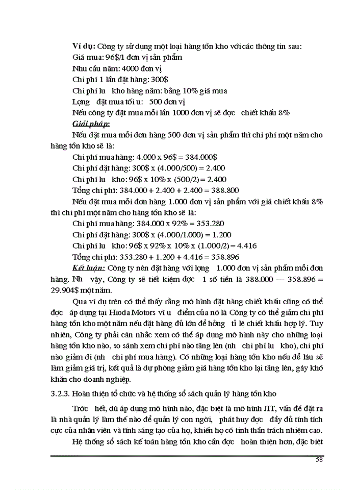 image for page Giải pháp nâng cao hiệu quả quản lý hàng tồn kho tại Công ty Hioda Motors