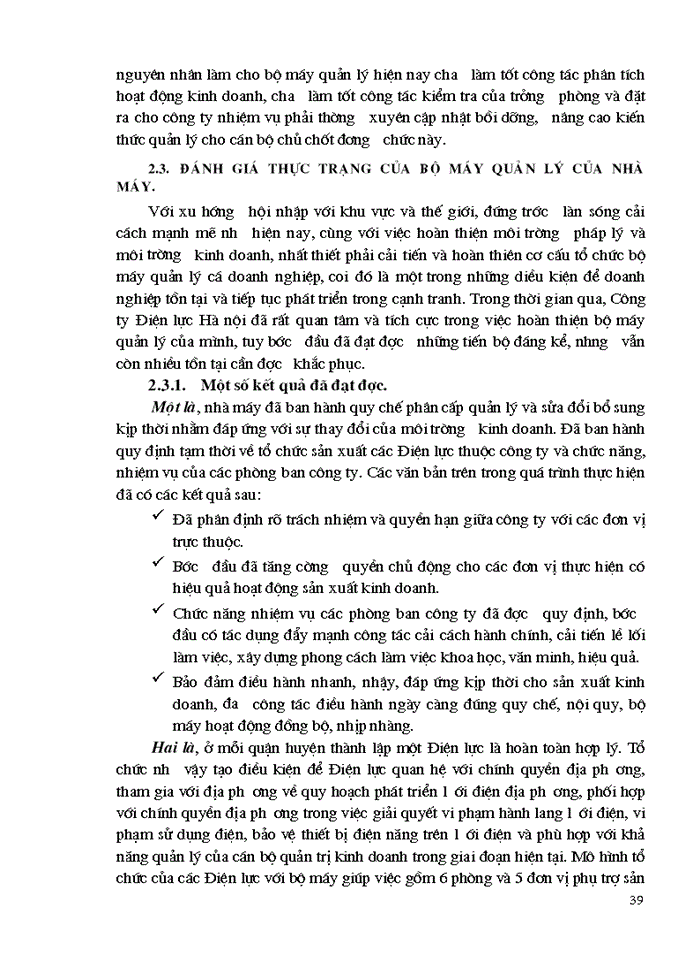 image for page Giải pháp hoàn thiện bộ máy quản lý ở nhà máy nhiệt Điện Uông Bí