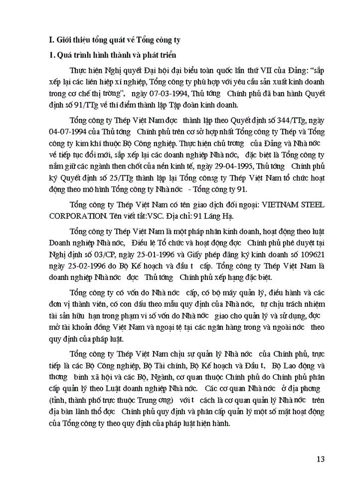 image for page Hoàn thiện một bước quy trình Xây dựng vàban hành văn bản nhằm nâng cao hiệu quả Kinh doanh ở Công ty Thép