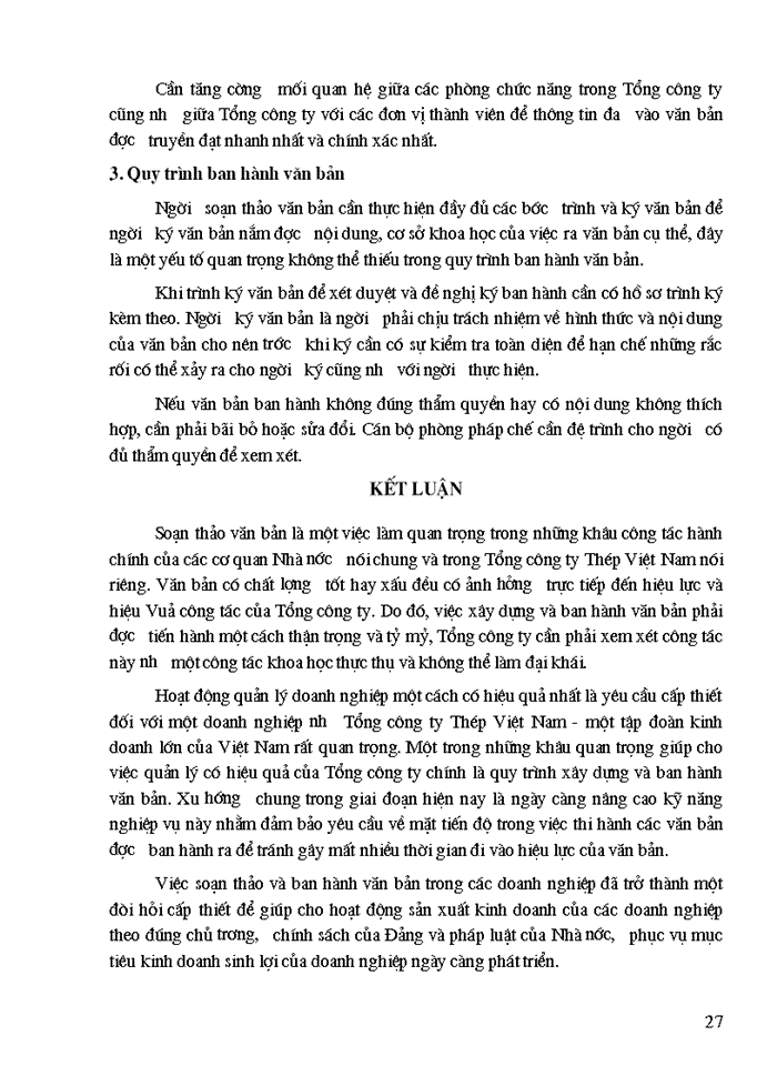 image for page Hoàn thiện một bước quy trình Xây dựng vàban hành văn bản nhằm nâng cao hiệu quả Kinh doanh ở Công ty Thép