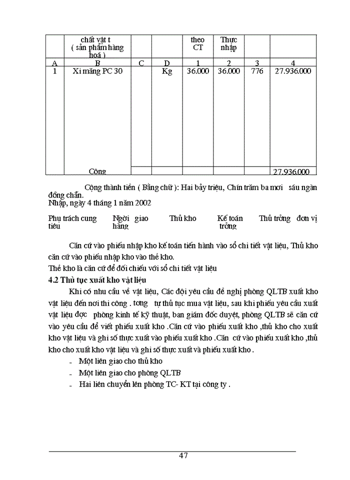 image for page Công tác quản lý Nguyên vật liệu ở Công ty Cổ phần Xây dựng công trình giao thông 118