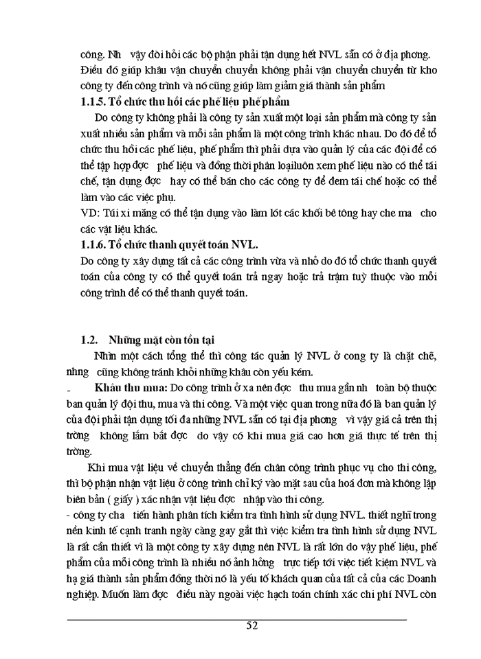 image for page Công tác quản lý Nguyên vật liệu ở Công ty Cổ phần Xây dựng công trình giao thông 118