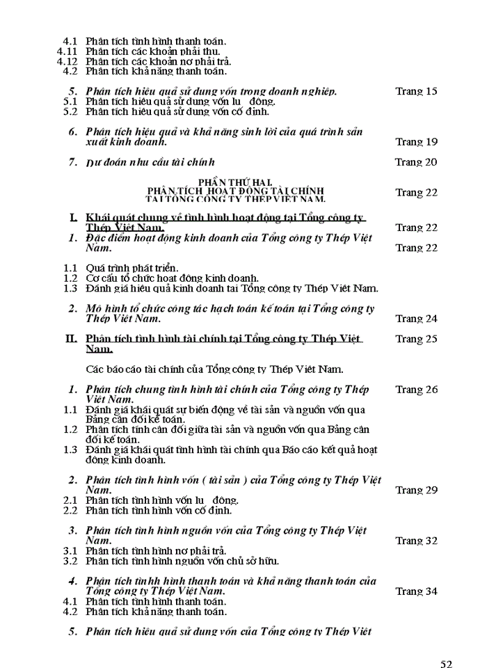 image for page Hệ thống Báo cáo tài chính với việc phân tích hoạt động tài chính tại Tổng Công ty Thép Việt Nam