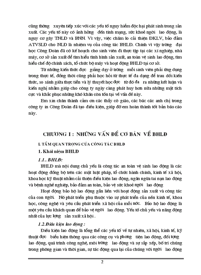 image for page Công tác bảo hộ lao động và Giải pháp cải thiện điều kiện lao động taại Công ty in Công Đoàn