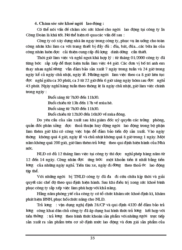 image for page Công tác bảo hộ lao động và Giải pháp cải thiện điều kiện lao động taại Công ty in Công Đoàn